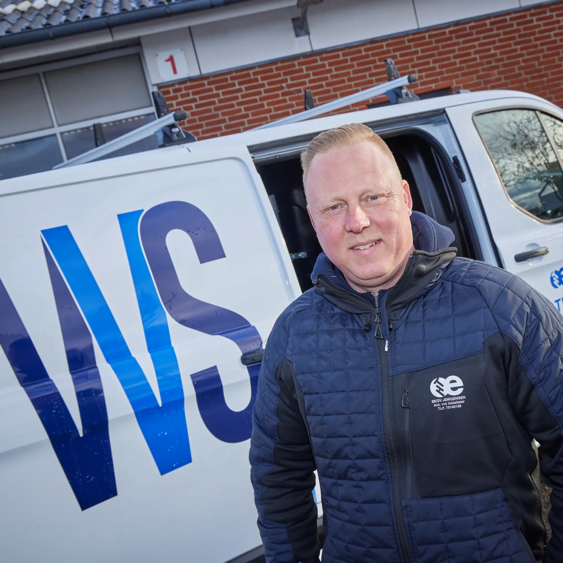 Skov Jørgensen VVS er glade kunder i Vestjysk bank